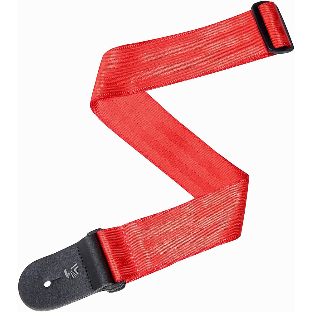 D'Addario Seat Belt Guitar Strap 50 mm Red