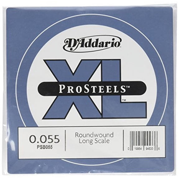 D'Addario Single Bass Pro Steel 055 Long