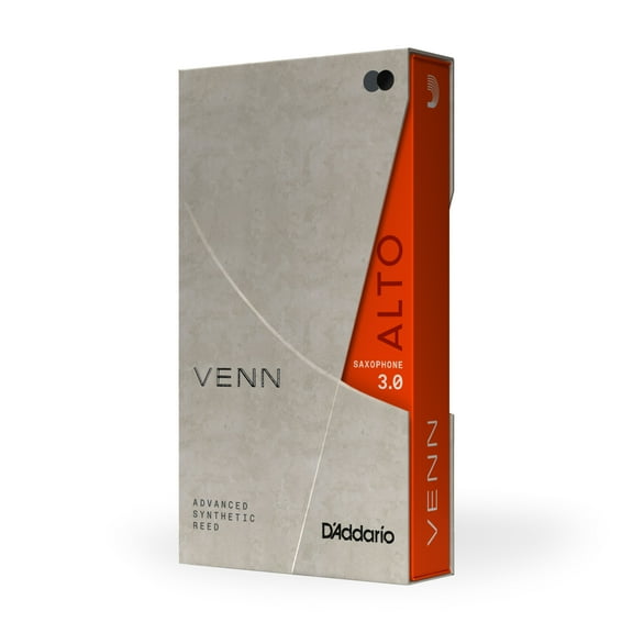 D'Addario VENN Alto Saxophone Reed, G2, Strength 3.0, 1-Pack