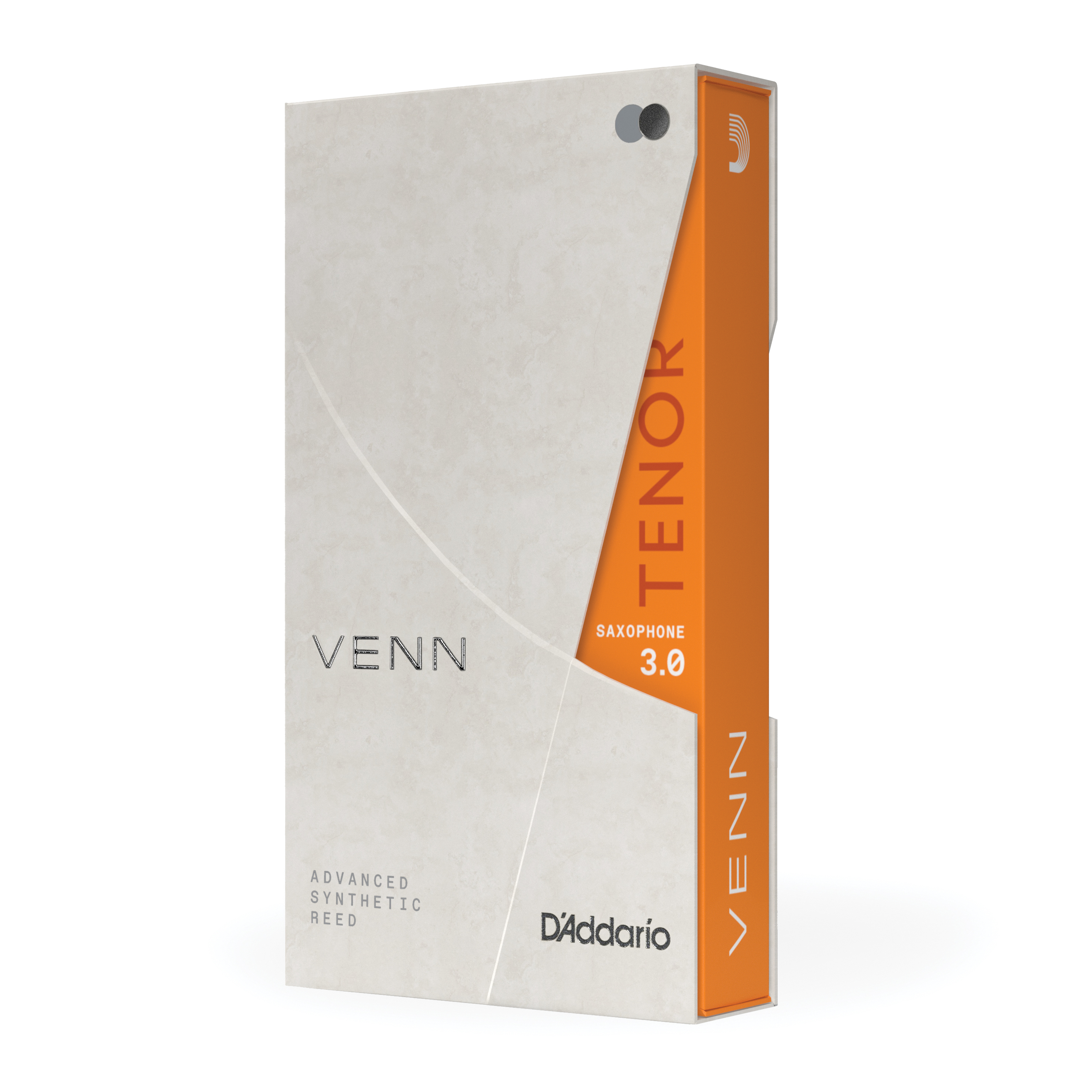 D'Addario VENN Tenor Saxophone Reed, G2, Strength 3.0+, 1-Pack