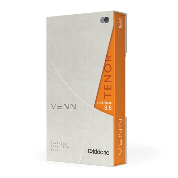 D'Addario VENN Tenor Saxophone Reed, G2, Strength 3.5, 1-Pack