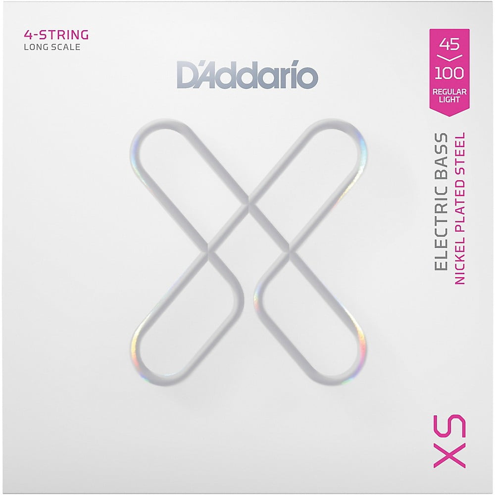D'Addario XS Bass 45-100 Regular Light, Long Scale Coated Bass Strings