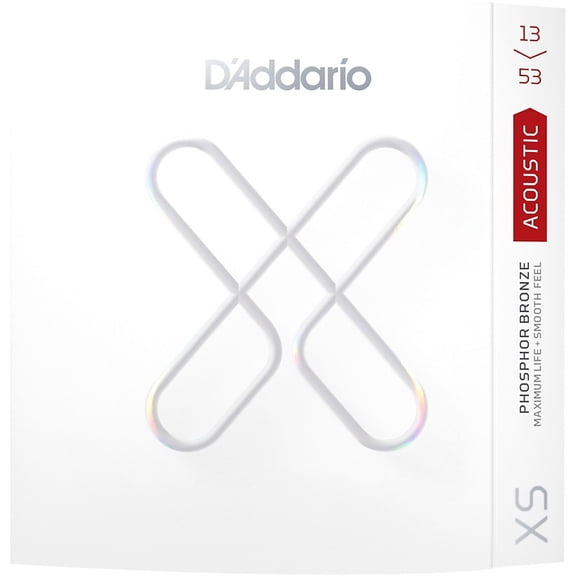 D'Addario XS Phosphor Bronze Acoustic Guitar Strings | Hybrid Light | 13-53
