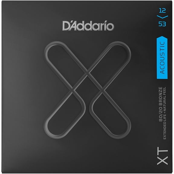 D'Addario XT Acoustic 80/20 Bronze, Light, 12-53
