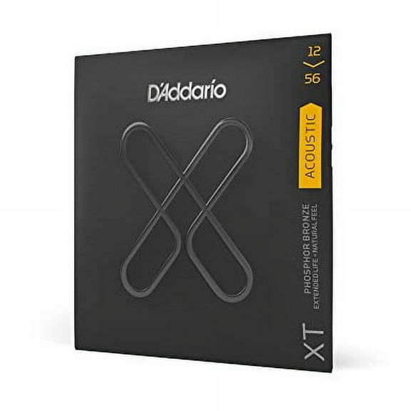 D'Addario XT Acoustic Phosphor Bronze, Light Top/Medium Bottom, 12-56