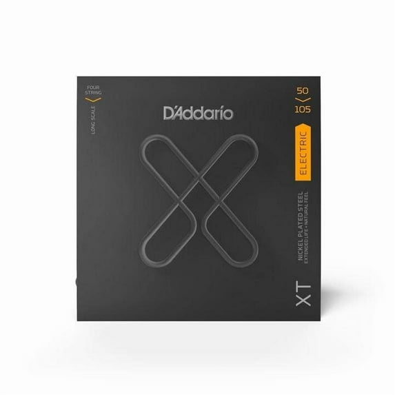D'Addario XT Bass Guitar Strings Nickel Plated Steel, Medium, Long Scale, 50-105
