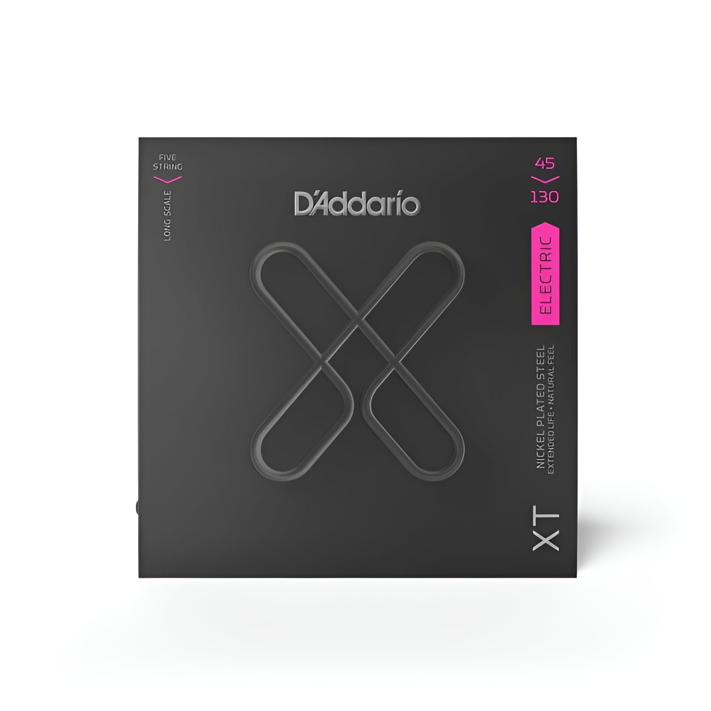 D'Addario XT Bass Nickel Plated Steel, Regular Light, 5-String Long Scale, 45-130