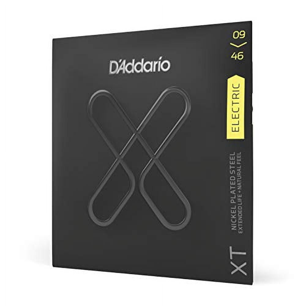 D'Addario XT Electric Nickel Plated Steel, Super Light Top/Regular Bottom, 09-46