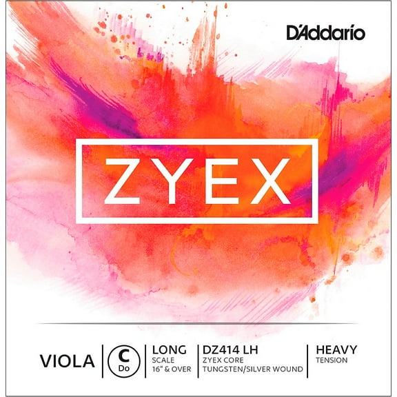 D'Addario Zyex Series Viola C String 16+ Long Scale Heavy