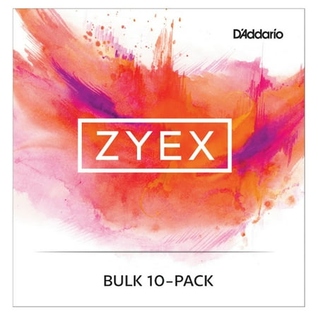 D'Addario Zyex Viola Single C String, Long Scale, Medium, Bulk 10-Pack
