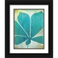 thumbnail image 1 of D Aguiar, Stacy 19x24 Black Ornate Wood Framed with Double Matting Museum Art Print Titled - Foliation II, 1 of 4
