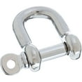 D Anchor Shackle, 316 Stainless Steel