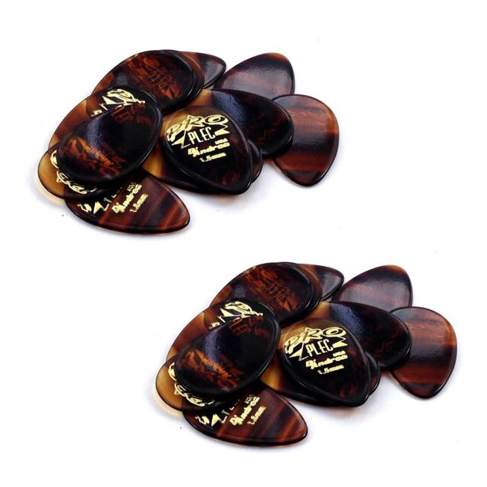 D'Andrea Guitar Picks  24 Pack  Pro Plec  310 Shape Large Round Tip  1.50mm