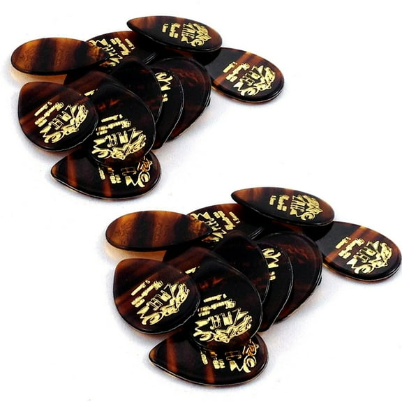 D'Andrea Guitar Picks 24 Pack Pro Plec 358 Shape Small Teardrop 1.50mm