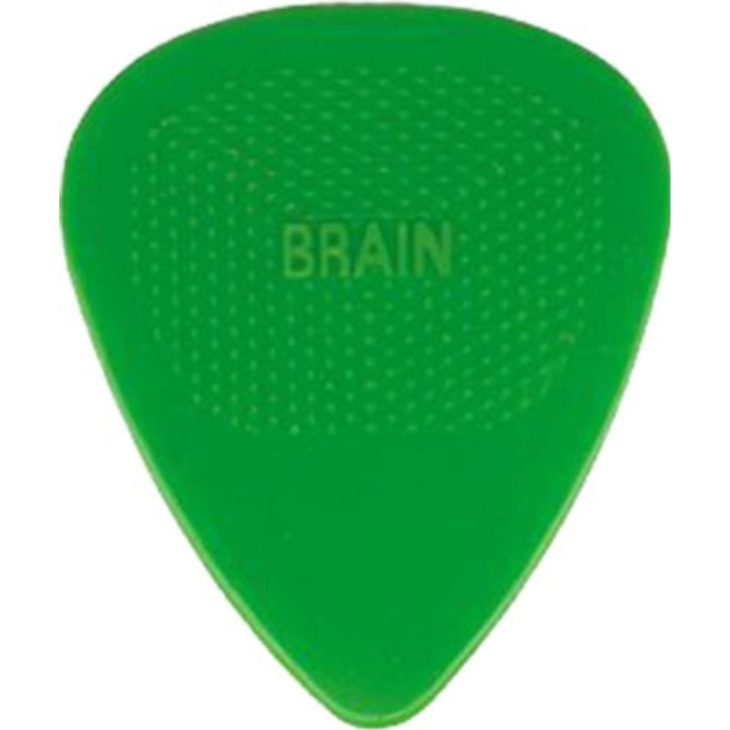 D'Andrea Snarling Dog Brain Nylon Guitar Picks 72 Pack Refill Green, 0.53mm