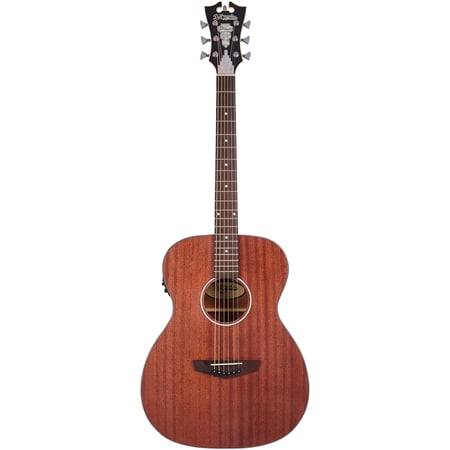 D'Angelico 6 String Acoustic Guitar, Right, Natural (DAPLSOMMAHCP)