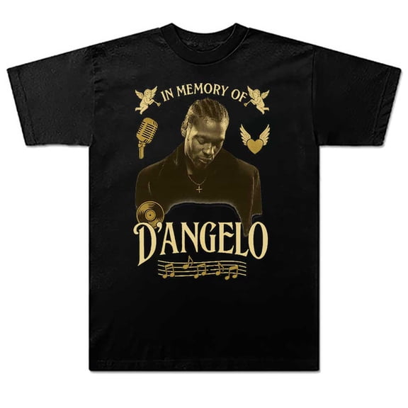 D'Angelo Merch T-shirt Summer Unisex Short-sleeved Fashion Y2K Casual Stylish Design Tee