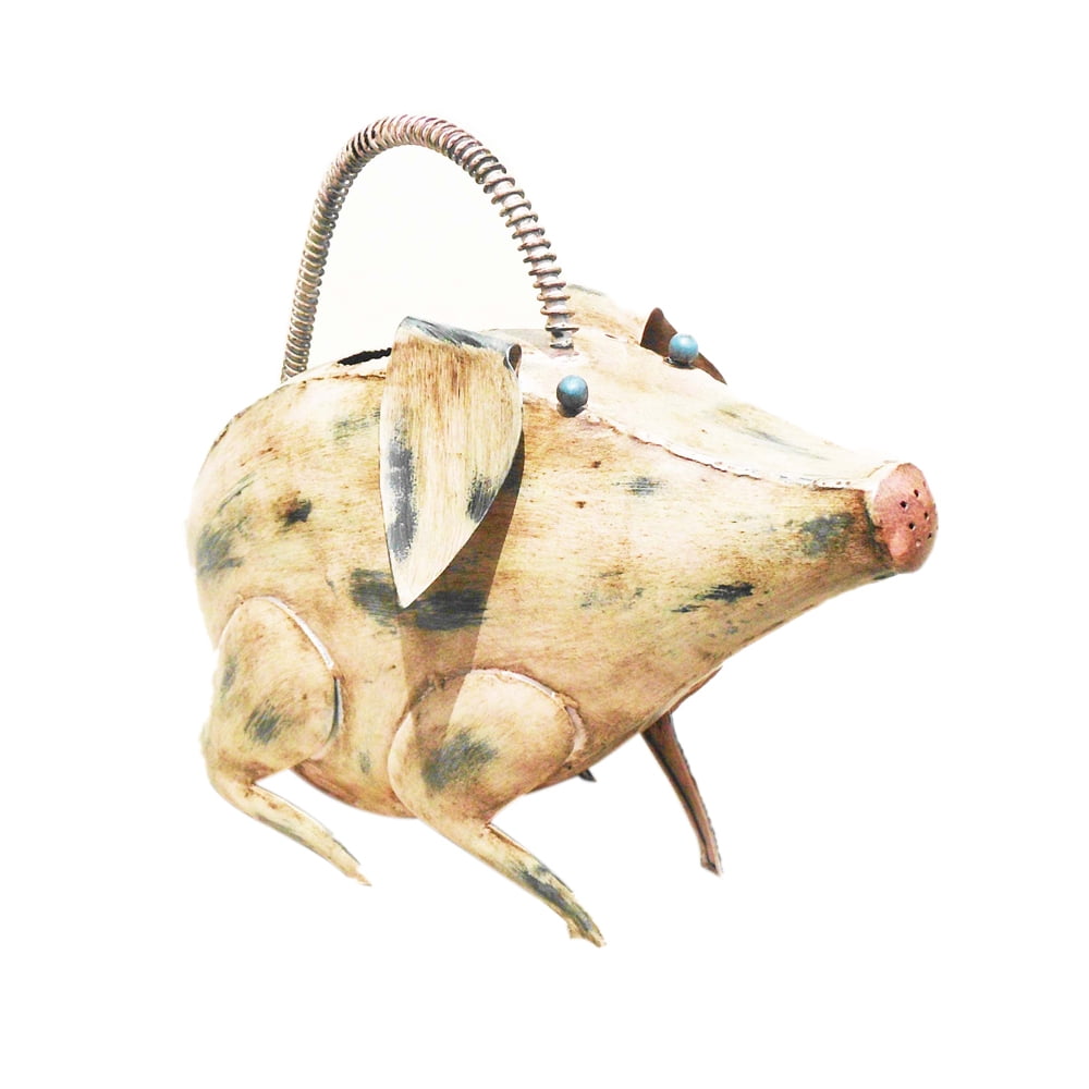 D-Art Collection Iron Pig Watering Can