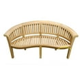 thumbnail image 1 of D-Art Collection Island Teak Wood Garden Bench, 1 of 2