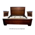 thumbnail image 1 of D-Art Collection Java Bed Queen size & Nightstands(set of 3 items) in Mahogany, 1 of 4