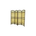 thumbnail image 1 of D-Art Collection Rattan/Bamboo Tropical 4-Panel Screen Divider in Brown/Natural, 1 of 2