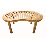 D-Art Collection Teak Island Coffee Table in solid teakwood natural color