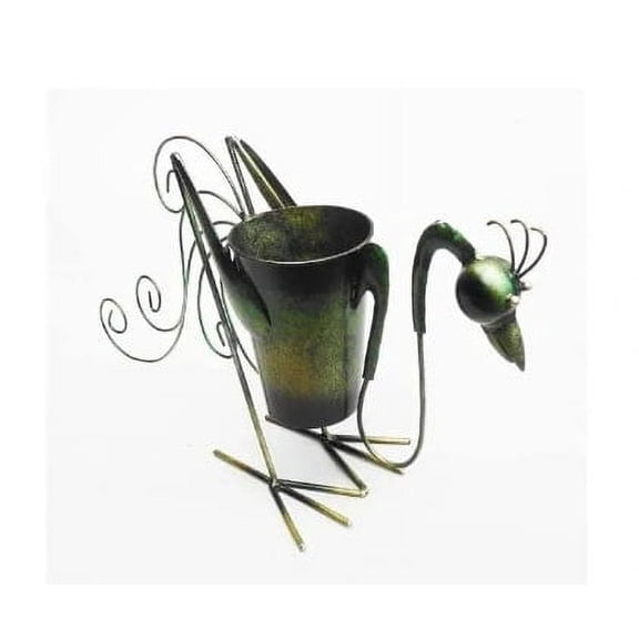 D-ART COLLECTION, INC Iron Rooster Planter Dcor