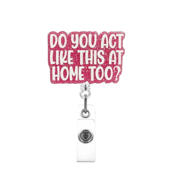 D Automatic Retractable Badge Clip for Name Tags Id Holders Plastic Construction Secure Attachment 1.81X1.57X0.79 Inches