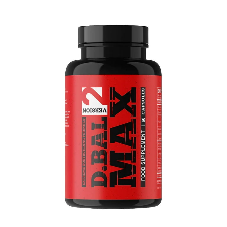 D-Bal Max V2 Crazybulk Muscle Builder, Strength Gain, 120 Capsules -  Walmart.com