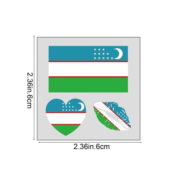 D Beyond-Sports Event Stickers 10-Piece Temporary Tattoo Collection For Cultural Festivals And National Holiday Parties