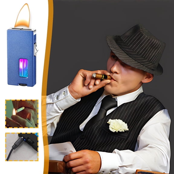 D Butane Lighter Refillable Windproof Lighter With Transparent Window Adjustable Flame Alloy Body For Outdoor Use Mens Gifts