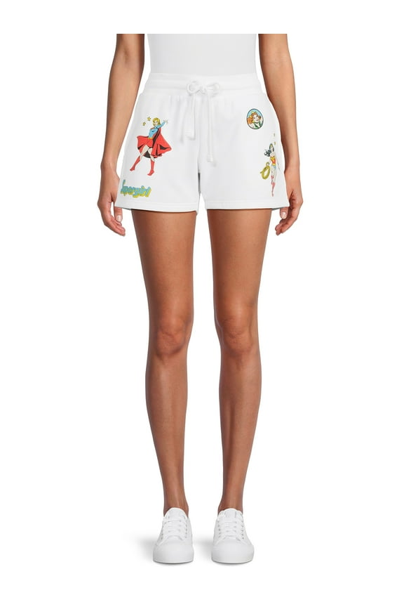 D.C. Comics Women's Graphic Shorts, 4” Inseam, Sizes XS-3XL