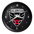 thumbnail image 1 of D.C. United 15" Ribbed Frame Wall Clock, 1 of 5