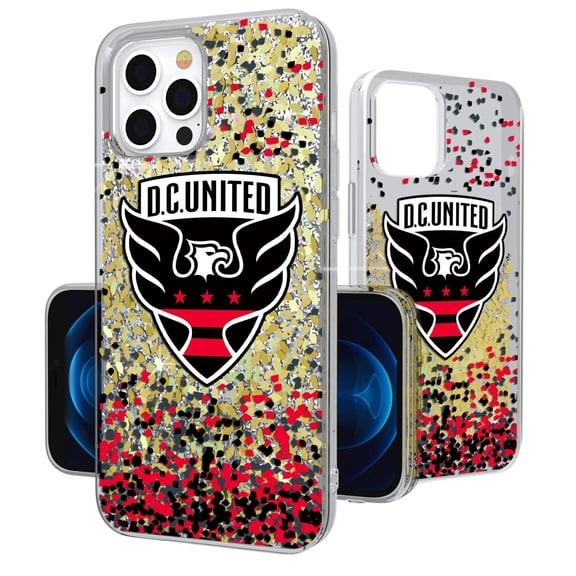 D.C. United iPhone Confetti Glitter Design Case