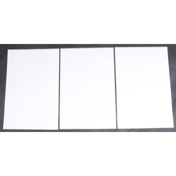 D COR UNIVERSAL NUMBER PLATE WHITE 3/PK