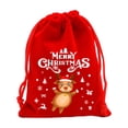 thumbnail image 1 of D Christmas Tree Decoration Bag For Candy And Snacks Flannel Bag For Holiday Gifts And Packaging, 1 of 7
