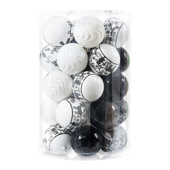 D 34-Pack Christmas Tree Ornament Collection For Holiday Decor And Home Displays