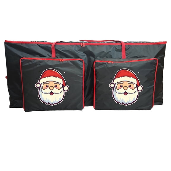 Christmas Tree Storage Bag Cover Large Capacity Storage Bag Miscellaneous Organizer Storage Bag Durable Double Zipper Store In Garage Attic Indoors 48.03 x 20.07 x 14.96 Inches D