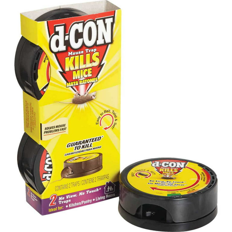 d-CON No View, No Touch Covered Mouse Trap, 1 Trap 