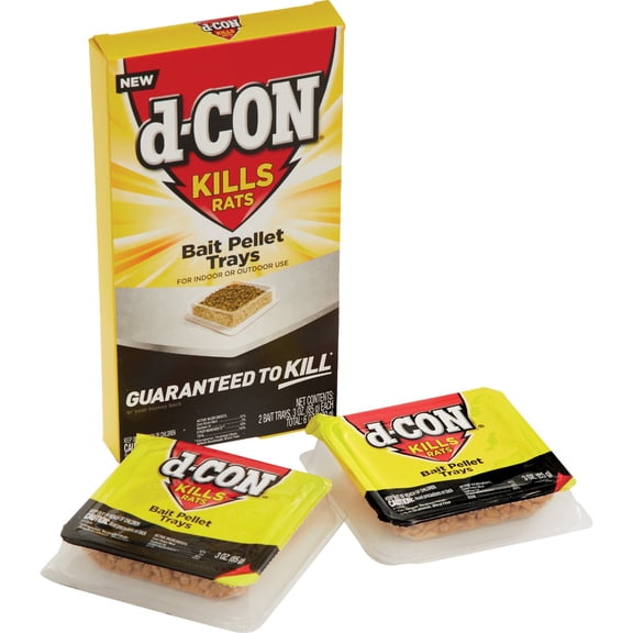 D-Con Rat And Mouse Poison Pellets - Pack of 2