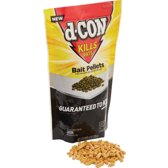 D-Con Rat And Mouse Poison Pellets - Pack of 2