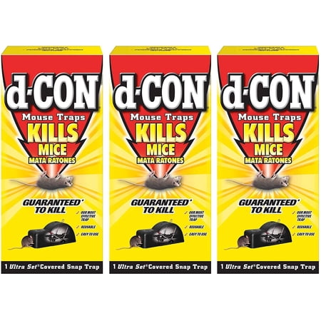 D-Con Ultra Set Covered Snap Trap 1 Ct. Pack of 15