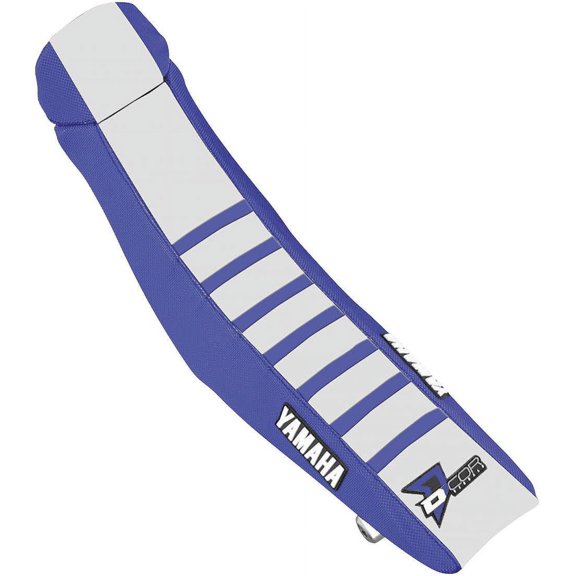Dcor 30-50-131 Factory Reinforced Seat Cover - Blue/White/Blue Ribs