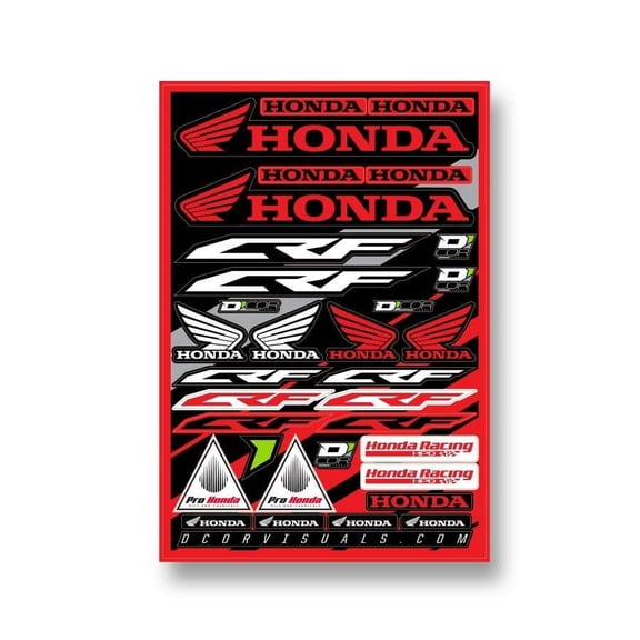 D-Cor 40-10-100 Decal Sheet - fits HON CRF