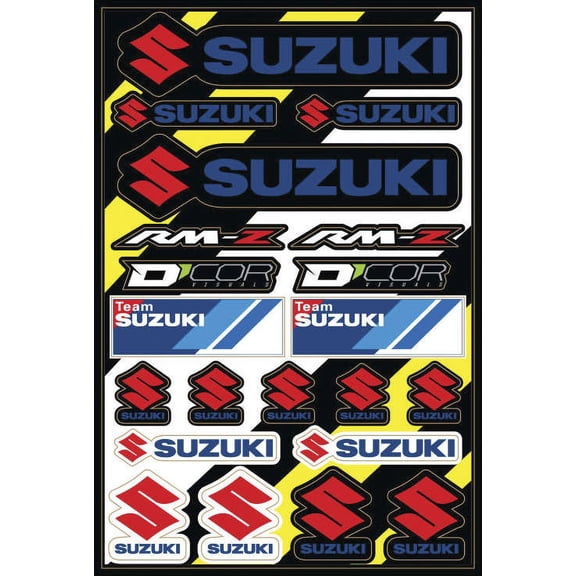 D-Cor 40-40-104 Decal Sheet - SUZ 2.0