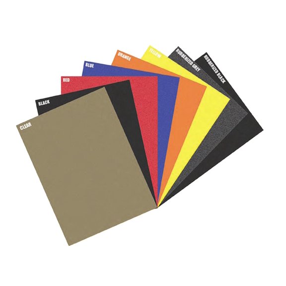 D-Cor 40-80-093 Grip Tape Sheet - 12in. x 18in. - Coarse - Blue