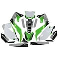thumbnail image 1 of D'Cor Visuals Complete Graphics Kit Cor9 for Kawasaki, White Background, 1 of 5