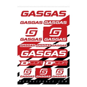 D'Cor Visuals GasGas Decal Sheet