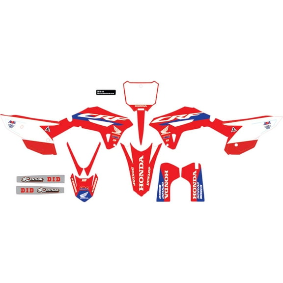 D'Cor Visuals Honda HRC Graphics Kit (20-10-941)