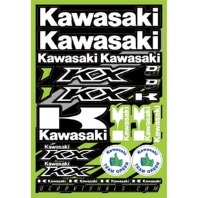 D'Cor Visuals for Kawasaki Kx Decal Sheet